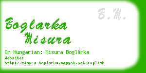 boglarka misura business card